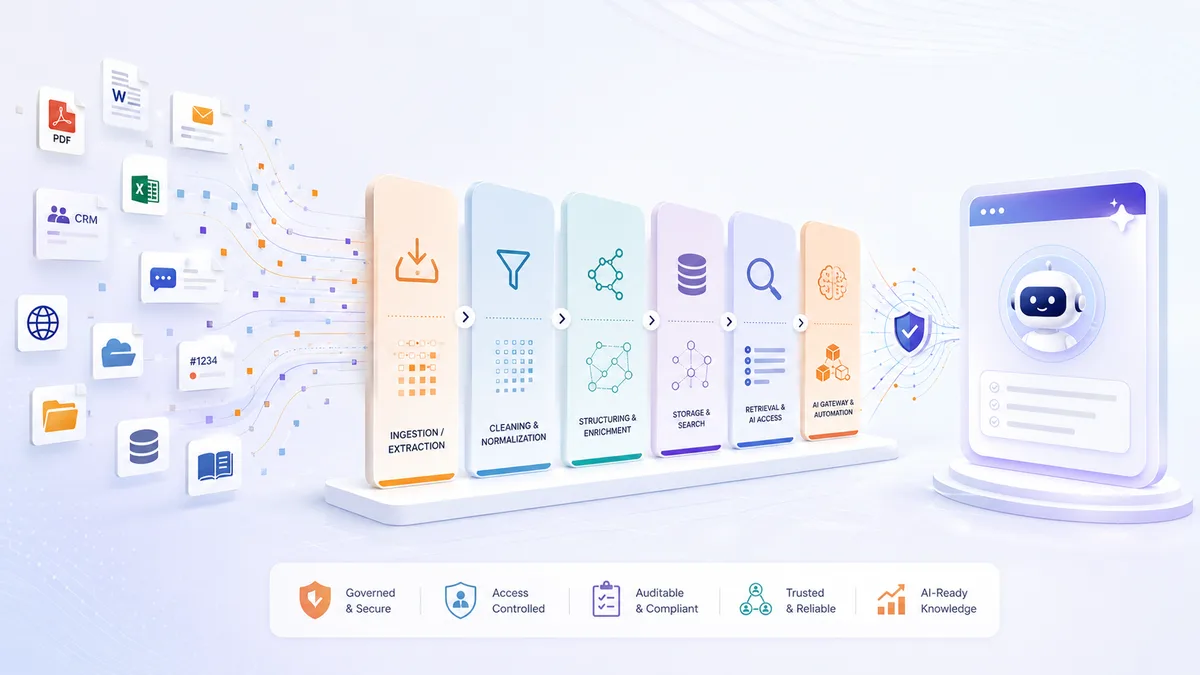 AI-Ready Corporate Knowledge: A Reference Architecture