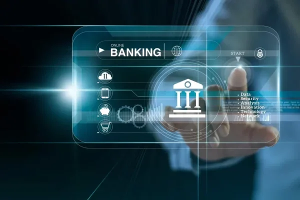 Banking software system overview — channels, middleware, and core
