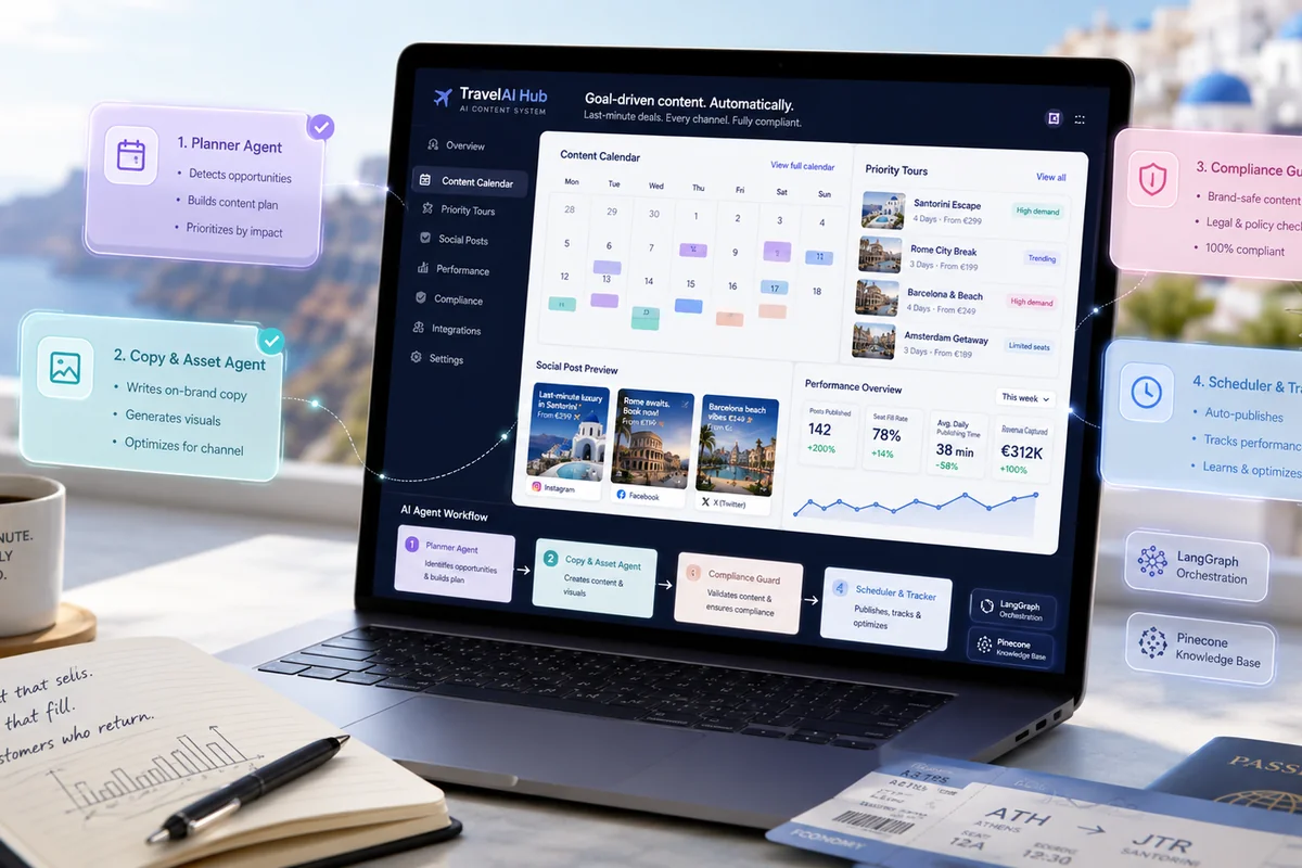 Automating Content Strategy for a Travel Agency